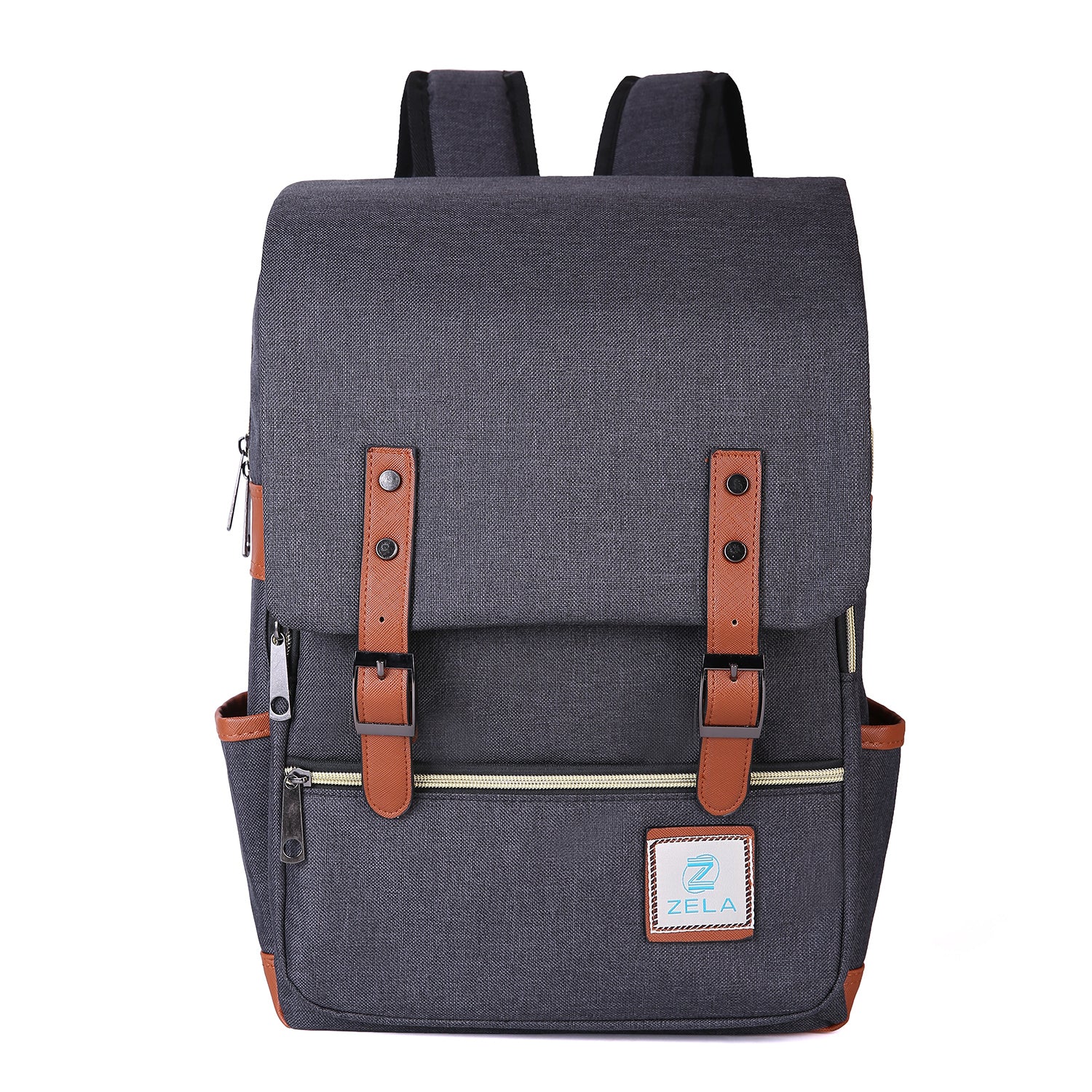 Slim Backpack ,College, School and Business Fits 15-inch Laptop-Black