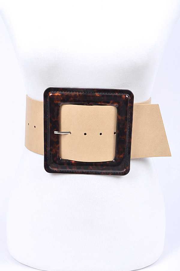 Square Buckle Architectural Belt