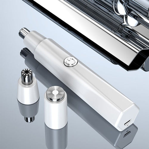 Updated Electric Shaving Nose Ear Trimmer Safe Face Care Rechargeable