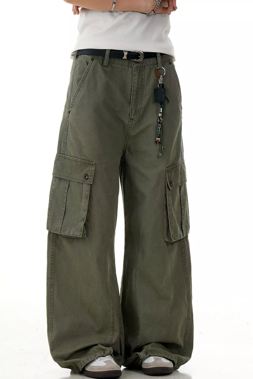 Men's Wide Leg Cargo Pants