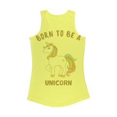 Born to be a unicorn Women Performance Tank Top