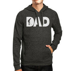 Dad Golf Gray Unisex Pullover Hoodie Fleece Golf