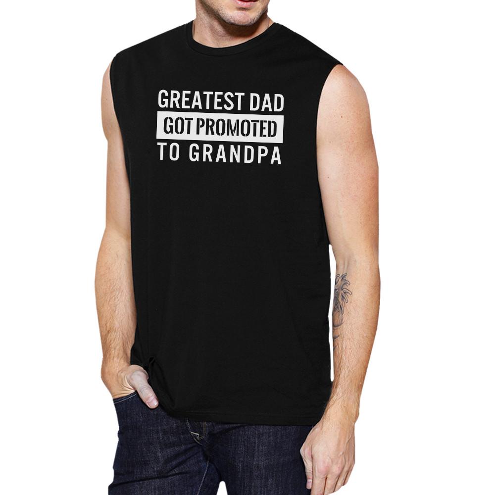Promoted To Grandpa Muscle Top Baby Announcement