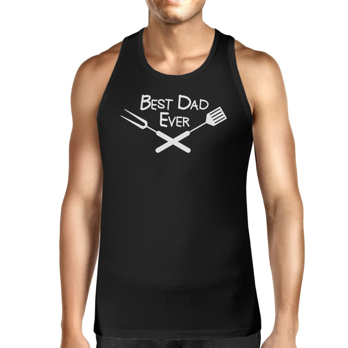 Best Bbq Dad Mens Black Sleeveless Tee Fathers Day