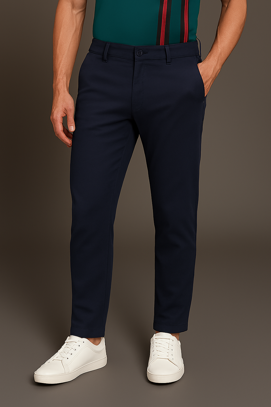 Trouser for Men-Navy Blue (Size-2XL) | D203