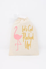 Let's Get Flocked Up! Flamingo Hangover Kit Bags