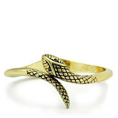 LO2140 - Flash Gold White Metal Bangle with Top Grade Crystal  in