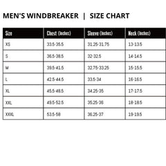 Mens Lightweight Windbreaker Jacket with Hood and Zipper Closure -