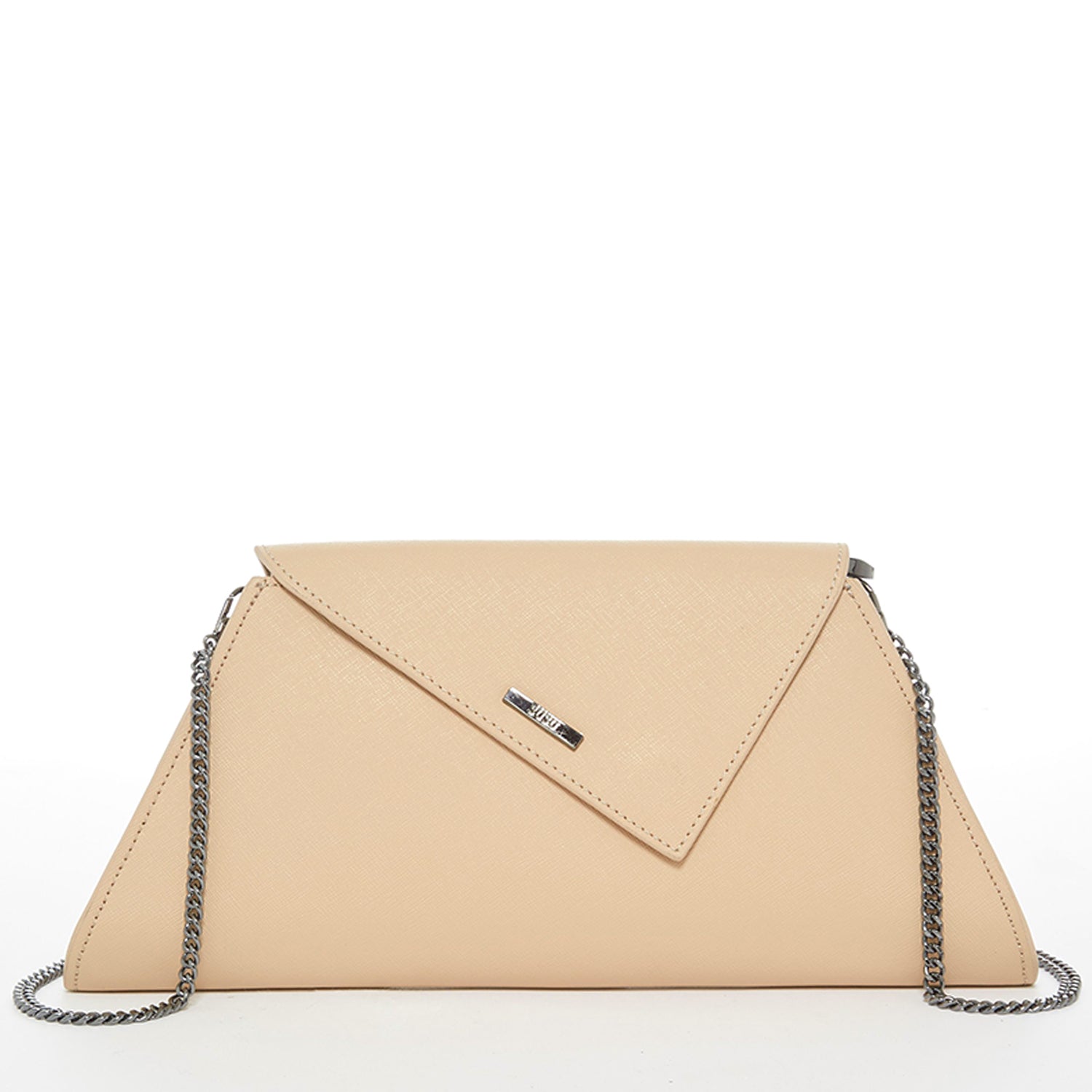 Leather Clutch Bag Nude Clutch Purse Beige Evening Bag Tan Women's