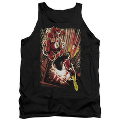 Trevco Jla-Street Speed Adult Tank Top- Black - 2X