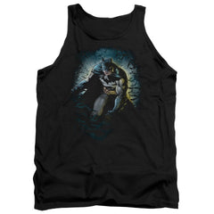 Trevco Batman-Bat Cave - Adult Tank Top - Black- Large