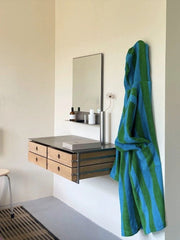 Ultra Soft Retro Whimsical Stripe Bath Robe - 100% Organic