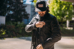 Vendetta - Men's Leather Motorcycle Jacket