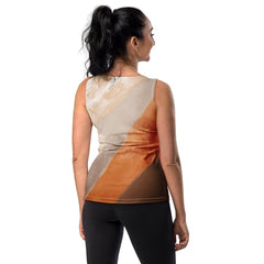 Womens Stretch Fit Tank Top - Boho Watercolor Print